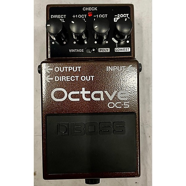 Used BOSS OC5 OCTAVE Effect Pedal