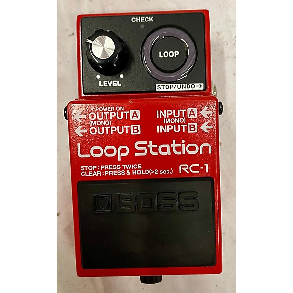 Used BOSS RC1 Loop Station Pedal