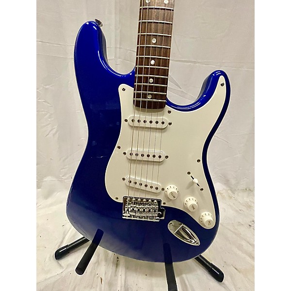 Used Squier Used Squier Affinity Stratocaster Blue Solid Body Electric Guitar