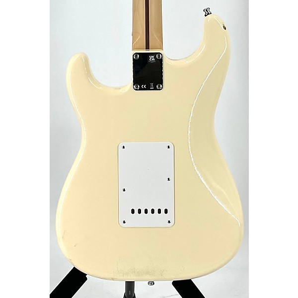 Used Fender Used Fender Artist Series Jimmie Vaughan Tex-Mex Stratocaster Cream Solid Body Electric Guitar