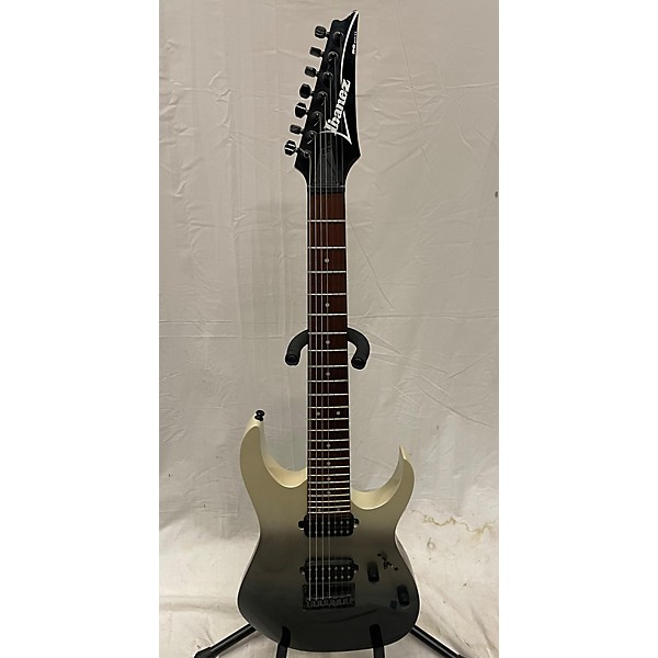 Used Ibanez Used Ibanez RG7421 RG Series Black And White Solid Body Electric Guitar