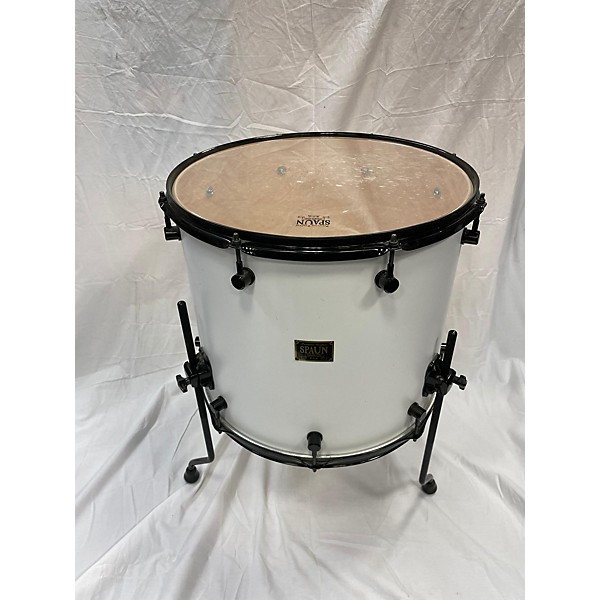 Used Spaun Used Spaun 5 piece Custom Black And White Drum Kit