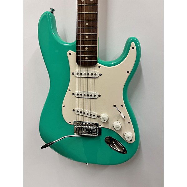 Used Squier Used Squier Bullet Stratocaster Green Solid Body Electric Guitar