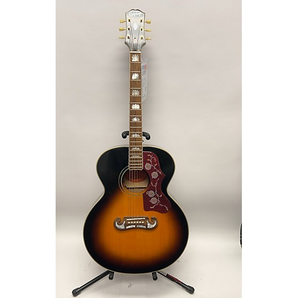 Used Epiphone 2022 Inspired By Gibson J-200 Acoustic Electric Guitar