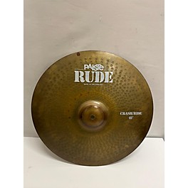 Used Paiste Used Paiste 18in Rude Classic Crash Ride Cymbal