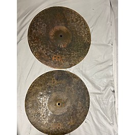 Used MEINL 15in Byzance EX Dry Medium Thin Hi Hat Pair Cymbal