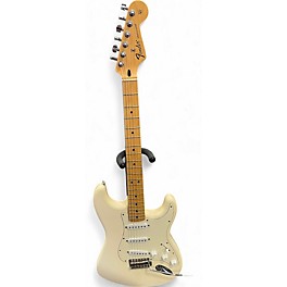 Used Fender Used Fender Standard Stratocaster Antique White Solid Body Electric Guitar