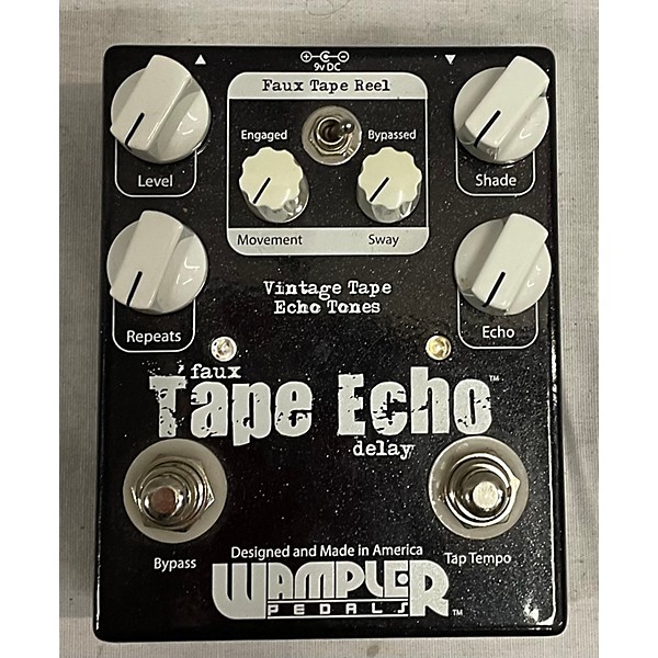 Used Wampler Faux Tape Echo Delay Effect Pedal