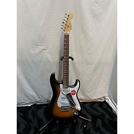 Used Squier Used Squier Standard Stratocaster 2 Tone Sunburst Solid Body Electric Guitar