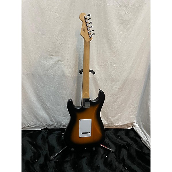 Used Squier Used Squier Standard Stratocaster 2 Tone Sunburst Solid Body Electric Guitar