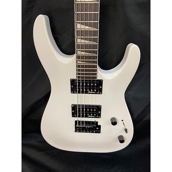 Used Jackson Used Jackson JS22 Dinky White Solid Body Electric Guitar