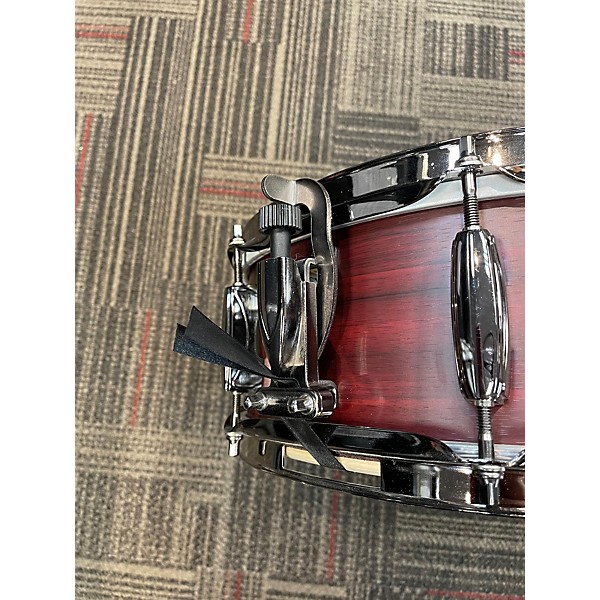 Used TAMA Used TAMA 14X5.5 Imperialstar Snare Drum Dark Red Wood Wrap