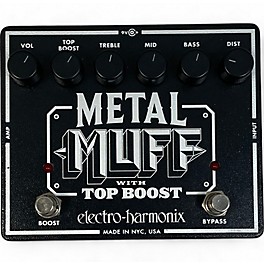 Used Electro-Harmonix Used Electro-Harmonix Metal Muff Distortion With Top Boost Effect Pedal