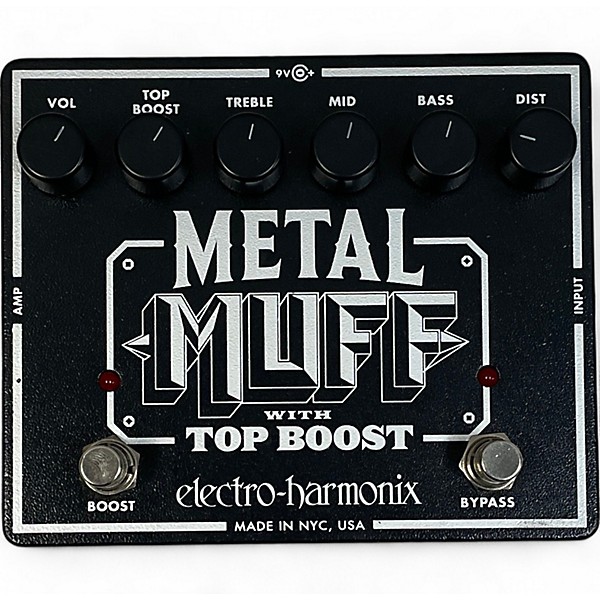 Used Electro-Harmonix Used Electro-Harmonix Metal Muff Distortion With Top Boost Effect Pedal