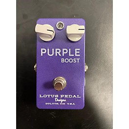 Used Sabian Used Lotus Pedal Purple Boost Effect Pedal