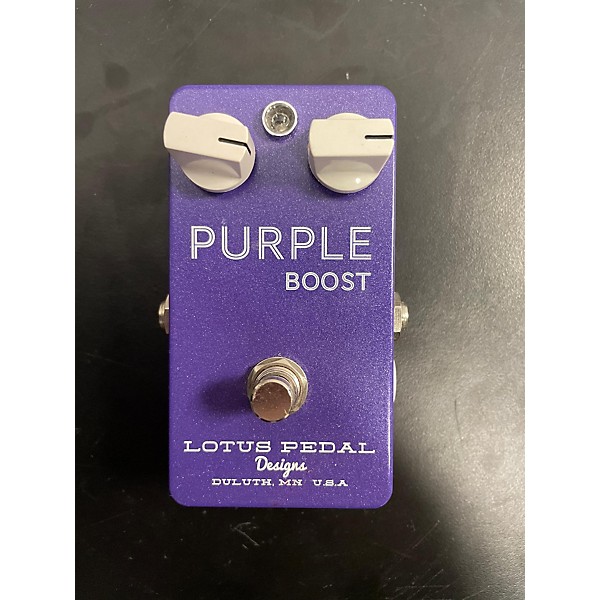 Used Used Lotus Pedal Purple Boost Effect Pedal