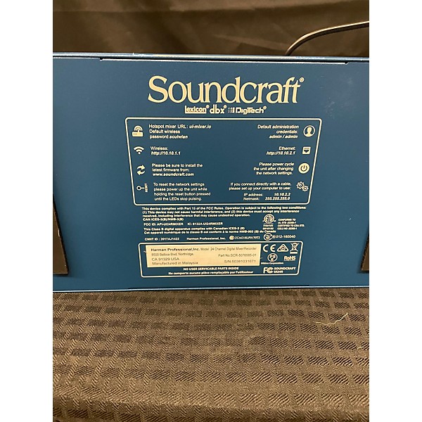 Used Used Soundcratf Ui24R Digital Mixer