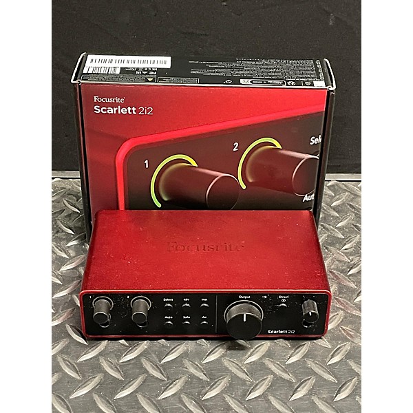 Used Focusrite Scarlett 2i2 Gen 4 Audio Interface