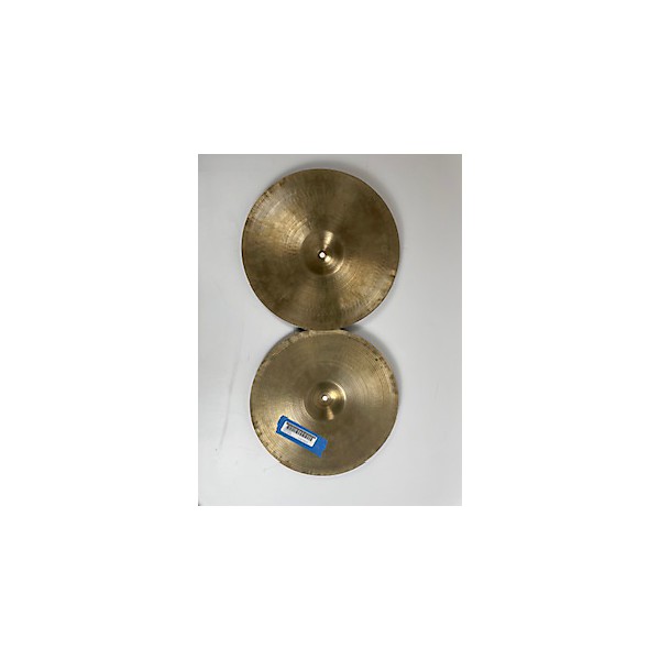 Used Zildjian Used 1950s Zildjian 14in A SERIES PAPER THIN HI-HAT Cymbal