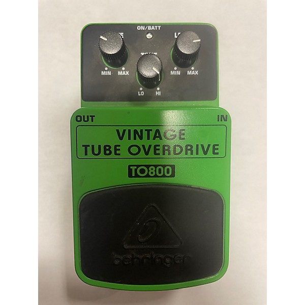 Used Behringer TO800 Vintage Tube Overdrive Effect Pedal