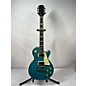 Used Epiphone Used Epiphone Les Paul Standard '60s Quilt Top Translucent Blue Solid Body Electric Guitar thumbnail