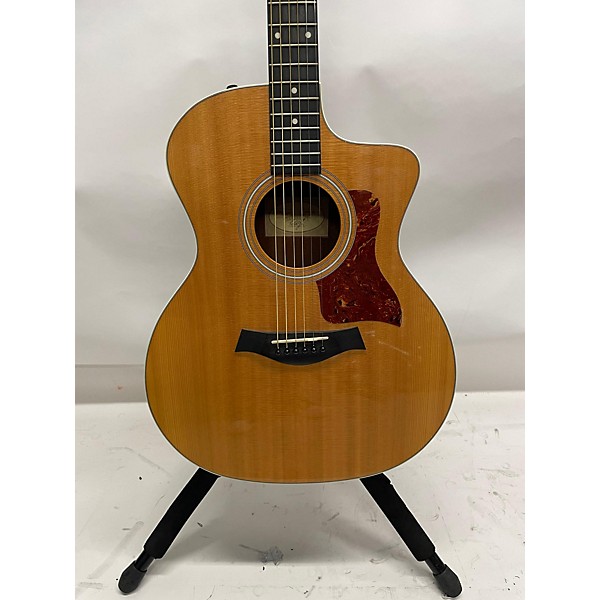 Used Taylor Used Taylor 214CE Natural Acoustic Electric Guitar