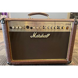 Used Marshall Used Marshall AS50R 50W 2X8 Acoustic Guitar Combo Amp