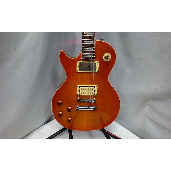 Used Grass Roots Used Grass Roots Limited Left Orange Burst Solid Body Electric Guitar