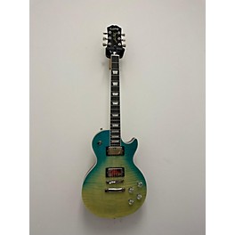 Used Epiphone Used 2021 Epiphone Les Paul Modern Figured Caribbean Blue Solid Body Electric Guitar