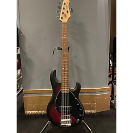 Used Sterling by Music Man Used Sterling By Music Man Sting Ray 5 Black Electric Bass Guitar