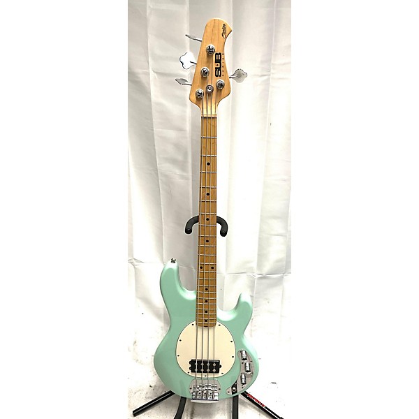 Used Sterling by Music Man Used Sterling By Music Man Sub 4 Seafoam Green Electric Bass Guitar