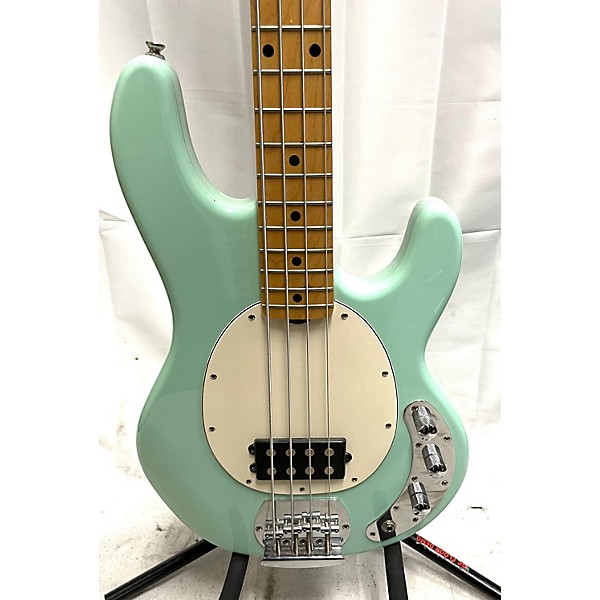 Used Sterling by Music Man Used Sterling By Music Man Sub 4 Seafoam Green Electric Bass Guitar