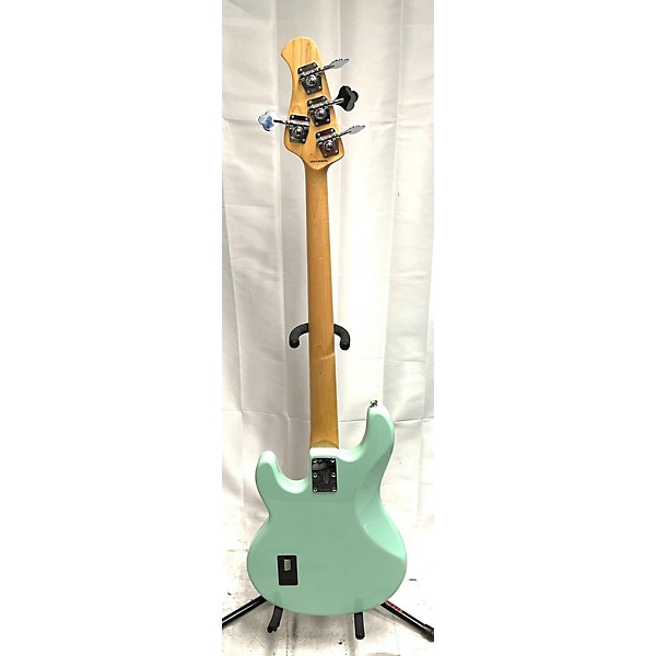 Used Sterling by Music Man Used Sterling By Music Man Sub 4 Seafoam Green Electric Bass Guitar