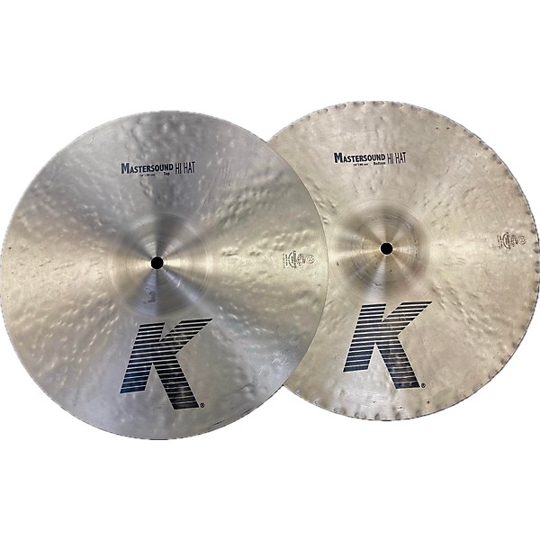 Used Zildjian Used Zildjian 14in K Mastersound Hi Hats Pair Cymbal