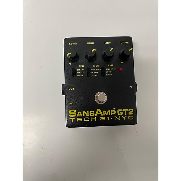 Used Tech 21 Used Tech 21 Sansamp GT2 Tube Amp Emulator Effect Pedal