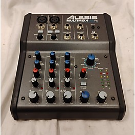 Used Alesis MultiMix 4 USB FX 4-Channel Unpowered Mixer