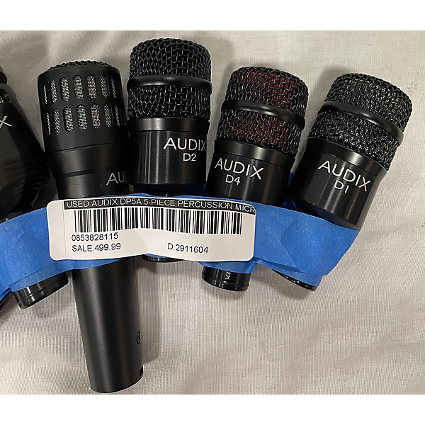 Used Audix DP5A 5-Piece Percussion Microphone Pack