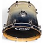 Used PDP by DW Used PDP By DW 7 piece X7 BLACK & SILVER SPARKLE FADE Drum Kit