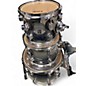 Used PDP by DW Used PDP By DW 7 piece X7 BLACK & SILVER SPARKLE FADE Drum Kit