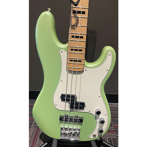 Used Fender Used Fender Deluxe Precision Bass Special Green Electric Bass Guitar