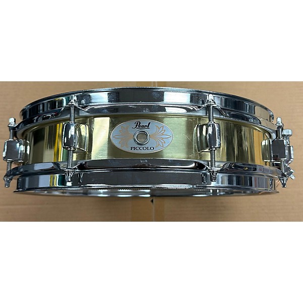 Used Pearl Used Pearl 3X13 Brass Piccolo Drum Gold