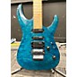 Used ESP Used ESP MH-103QM Trans Blue Solid Body Electric Guitar