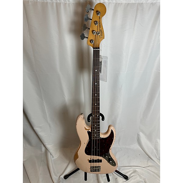 Used Fender Used 2019 Fender Flea Signature Jazz Bass Shell Pink Electric Bass Guitar