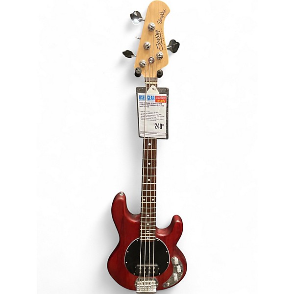 Used Sterling by Music Man Used Sterling By Music Man Stingray Ray4 Brown Electric Bass Guitar