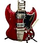 Used Epiphone Used 2021 Epiphone SG STD 61 MAESTRO VIBROLA Red Solid Body Electric Guitar thumbnail