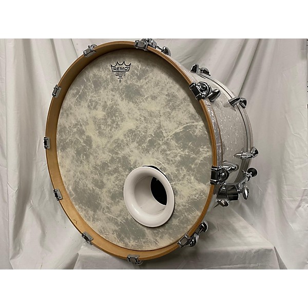 Used Sakae Used Sakae 5 piece Trilogy White Marine Pearl Drum Kit