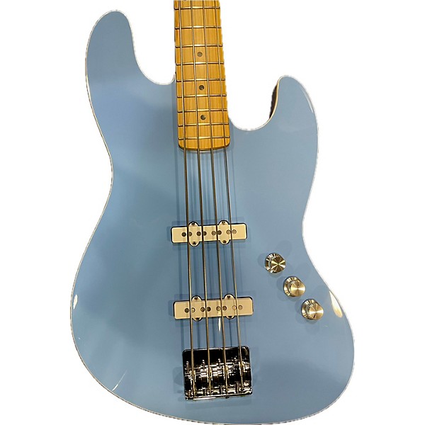 Used Fender Used Fender Aerodyne 4-String Jazz Bass California Blue Electric Bass Guitar