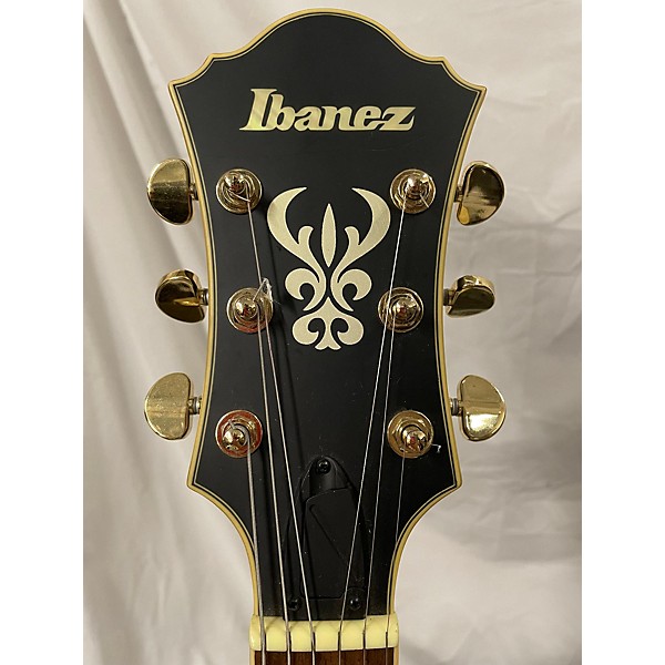 Used Ibanez Used Ibanez AF75GBKF Black Hollow Body Electric Guitar