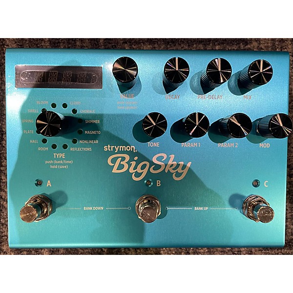 Used Strymon Used Strymon Bigsky Reverb Effect Pedal