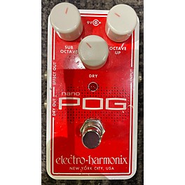 Used Electro-Harmonix Nano POG Polyphonic Octave Generator Effect Pedal